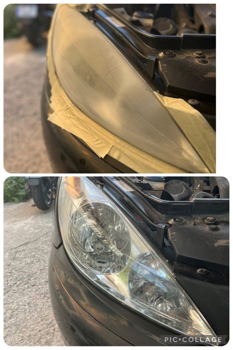 Polish faruri auto / POLIMERIZARE / polimer FARURI