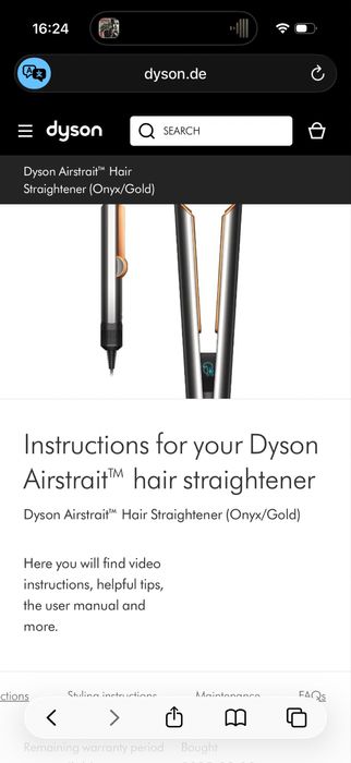 Dyson  Airstrait