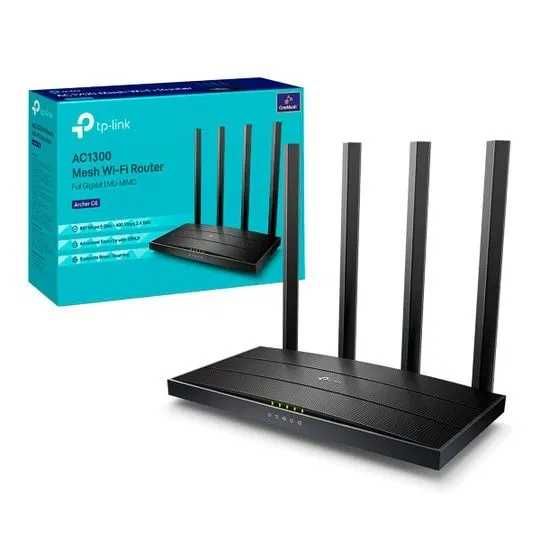 Chegirma! TP-Link Archer C6 AC1300 Wi-Fi routeri, MU-MIMO