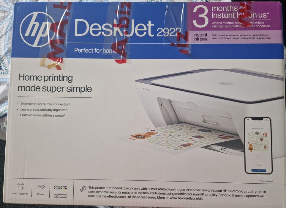 Imprimanta noua HP DeskJet 2922 All-in-One