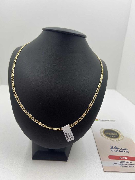 Lant Aur 14K 4.60g (Ag25 Belvedere B.41095) Garantie 2 ani!