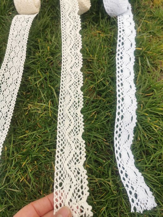 Плетена, памучна дантела