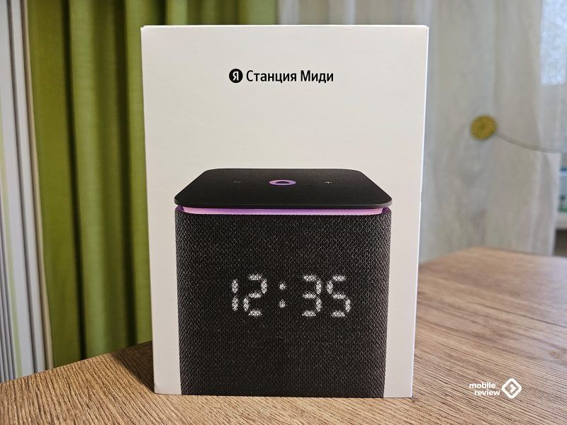 Яндекс Станция Миди с часами 24ватта Zigbee