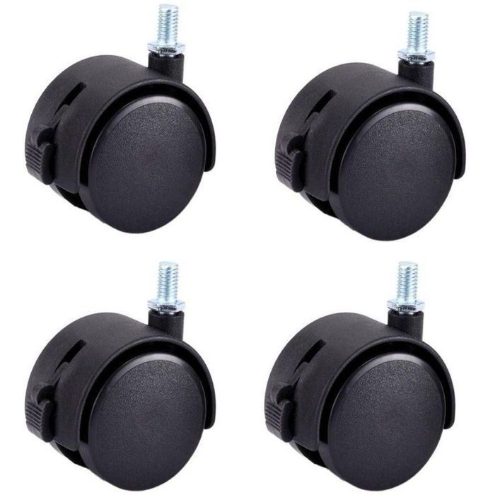 Set roti pentru scaun de birou și gaming, mobilier cu rotile
