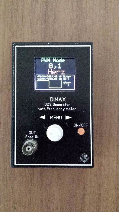 DDS честотен генератор "DIMAX" 0,1Hz-36MHz + честотомер до 160Mhz