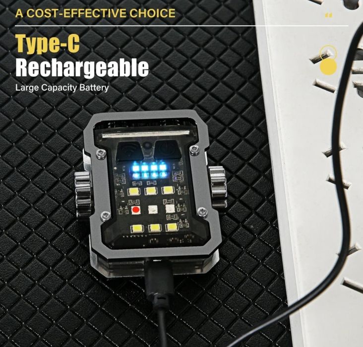 Мултифункционално въртящо презареждащо фенерче