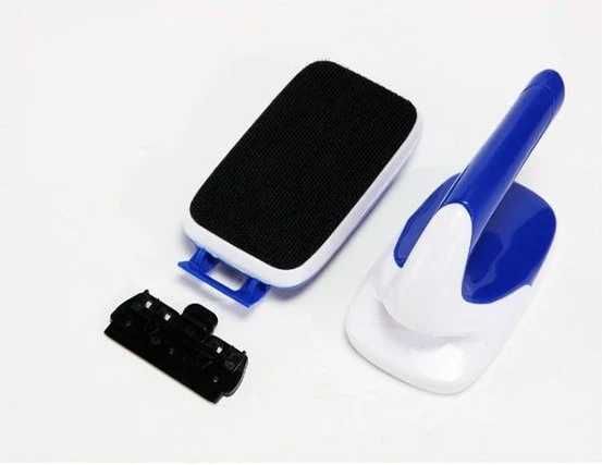 Магнитна стъргалка за водорасли за аквариум с държач и острие Sobo glass cleaner.
