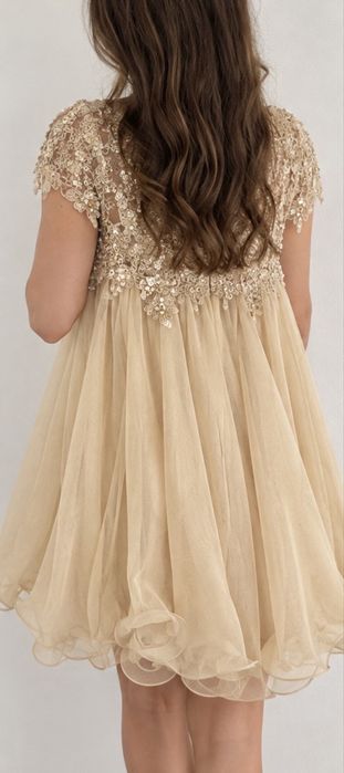Rochie M. Marquise baby doll, matase naturala, S/M