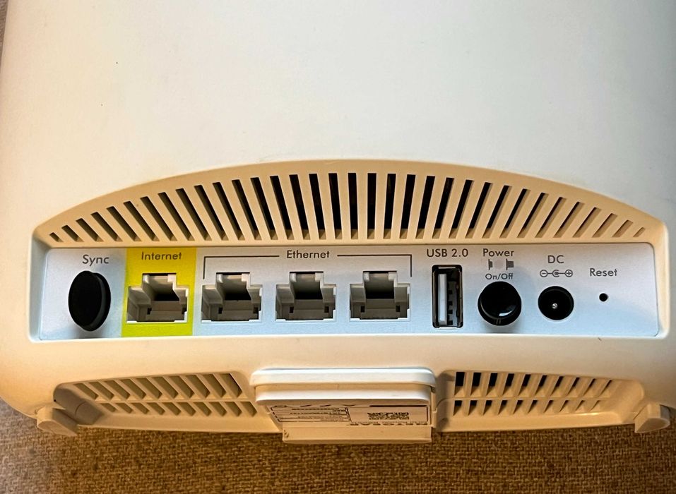 Router Mesh Netgear Orbi RBR50 AC3000 tri band WiFi