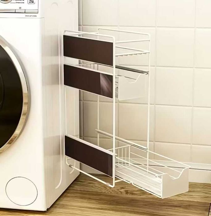 Нова метална магнитна етажерка за пералня/сушилня/хладилник