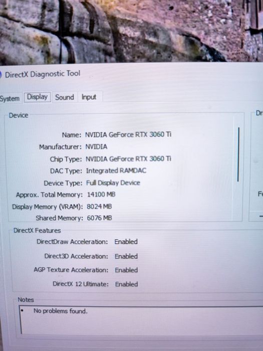 PC desktop rtx 3060