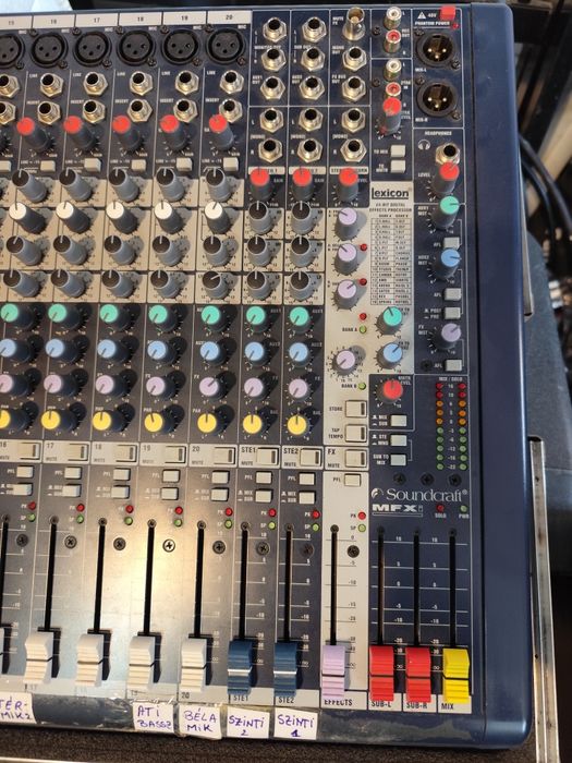 Mixer Sound Craft 20/2 canale + Flycase