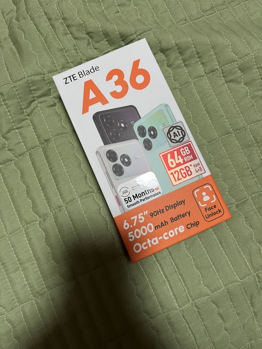 ZTE Blade a36 | черный | 12/64