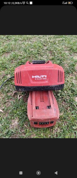 Hilti zaryadnik bateryekasi bilan