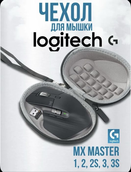 Мышка Logitech MX Master 3S. + Кейс.