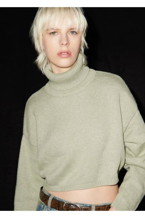 Свитер укорочённый MANGO