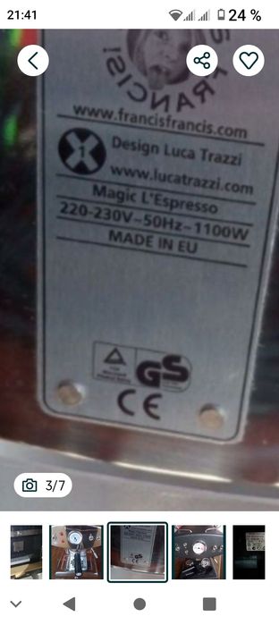 Vând illy, gemini, Siemens,aparate de cafea espressor, nespresso profe