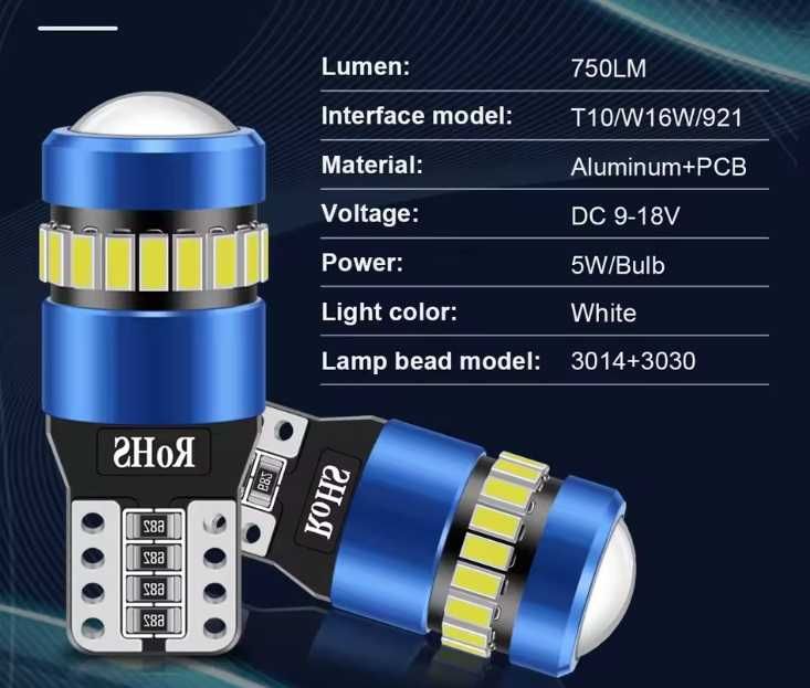 W5W T10 LED крушки