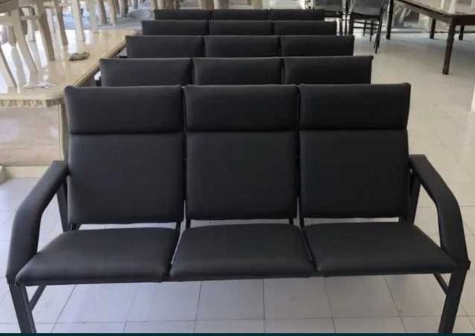 Скамейка для ожидания зала любая стиль