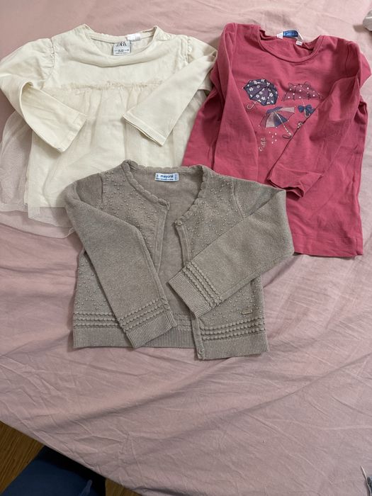Лот изключително запазени детски дрешки! Zara,Mayoral, Guess, Benetton