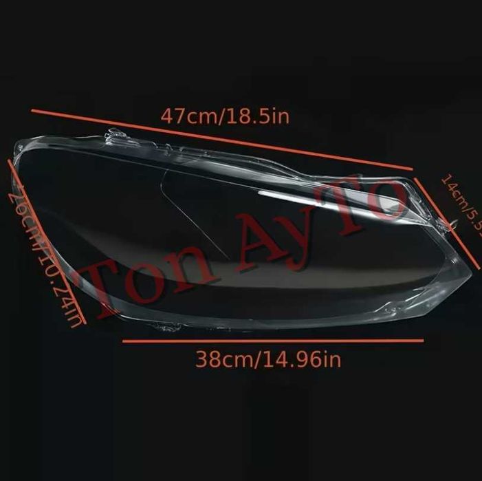 Стъкла Капаци за Фарове VW Голф 6 Golf 6 МК6 GTI R 2010-2013 Капаци за Фарове Фолксваген Стъкла Комплект