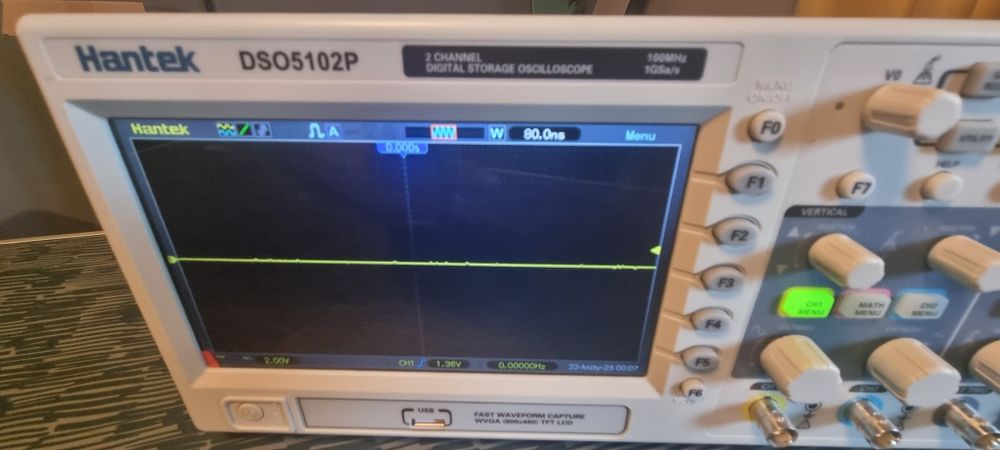 Osciloscop HANTEK DSO5102P 200MHz 1GSa/s NOU, neutilizat