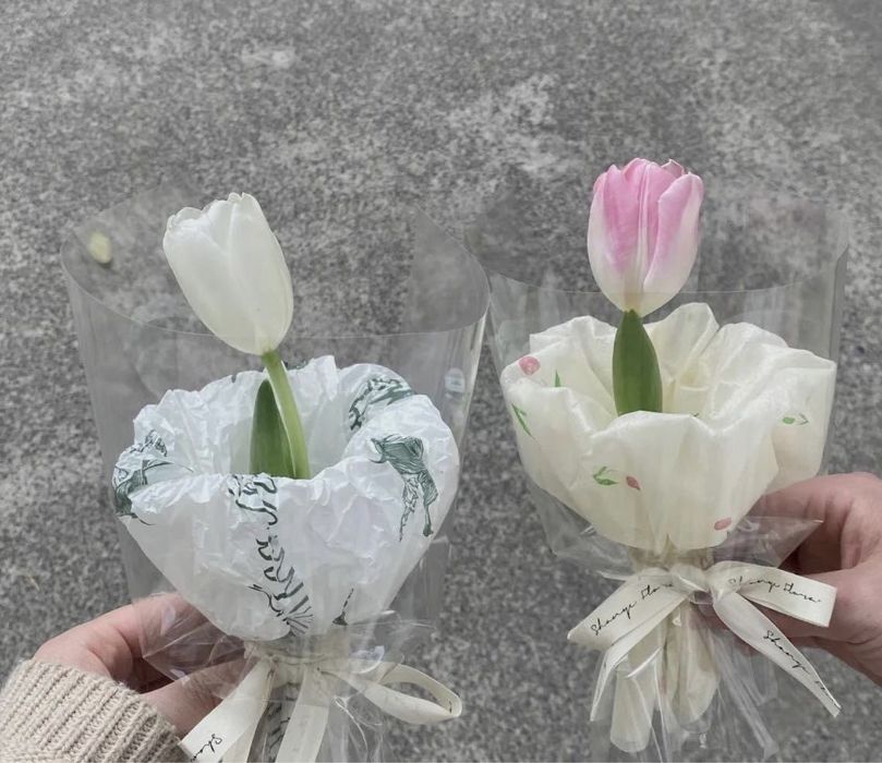 Корпоративные букеты, тюльпаны