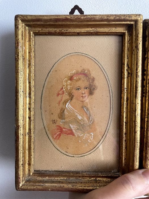 Картины портреты юных девушек