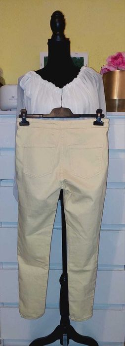 Blugi galben deschis Mango TRANSPORT GRATUIT