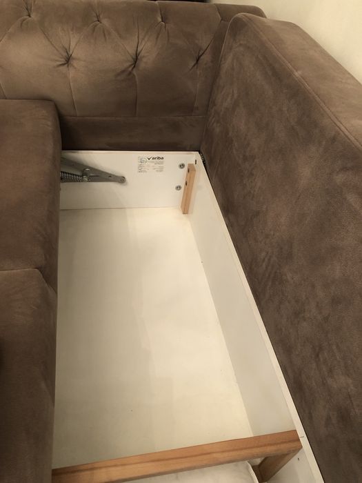 Диван + кресло/кровать, фирма Ariba