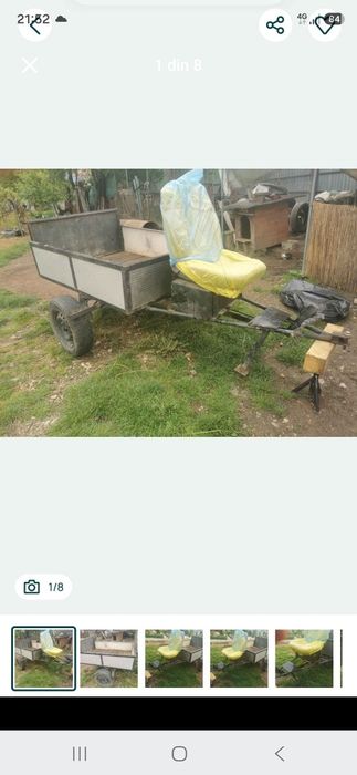 Vand remorca motocultor/atv