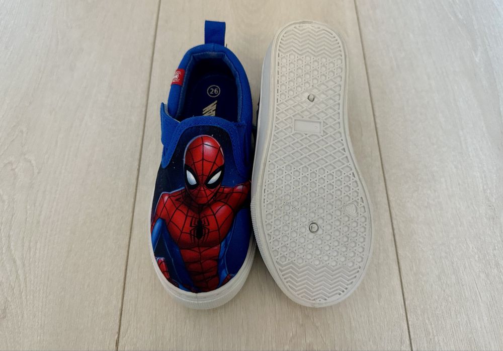 Teniși slip on pt. băieți, imprimeu Spiderman, SMYK, mărimea 26, Noi