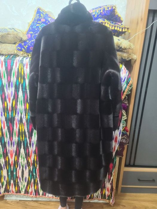 Норковая шуба элегантный