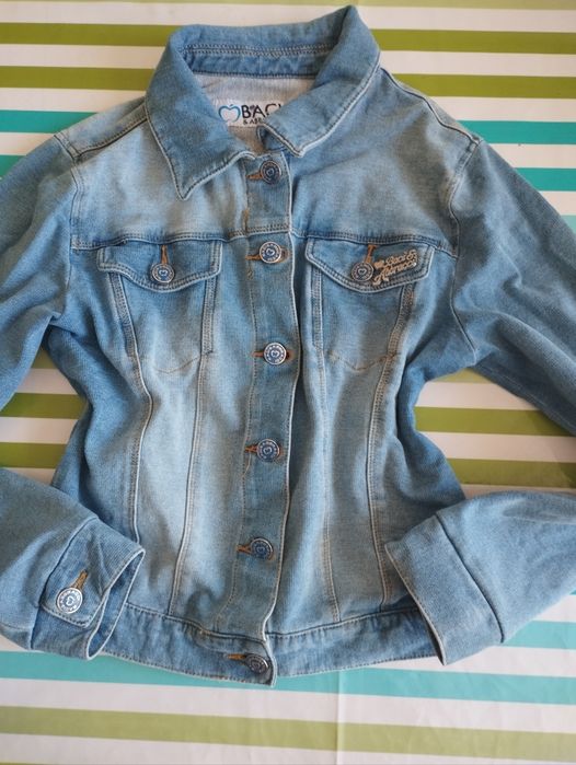 Дънково яке за момиче