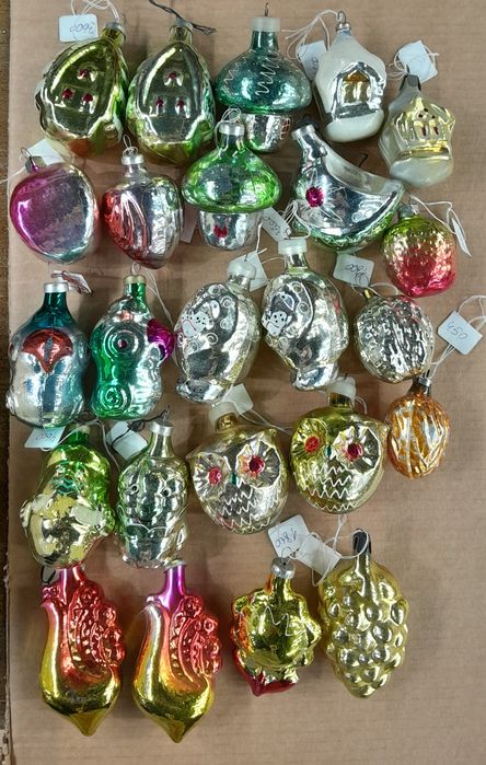 Новогодние ёлочные игрушки СССР