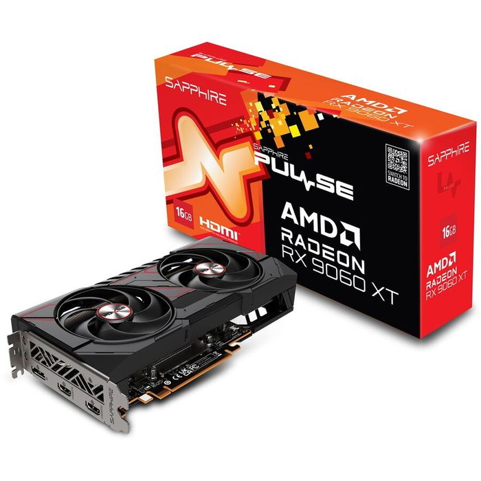 Placa video Sapphire Radeon RX 9060 XT PULSE OC 16GB GDDR6 128-bit