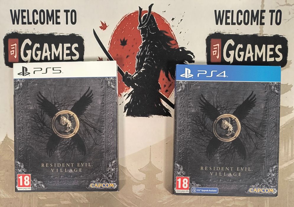 Resident Evil 8 Village Steelbook edition PS4 PS5 метална кутия