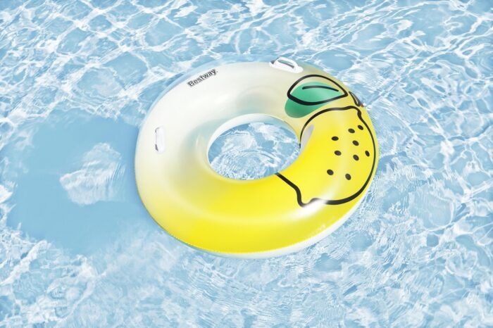 Надуваем пояс Bestway Fresh Squeezed Lemon, 114 см, PVC, жълт, за деца