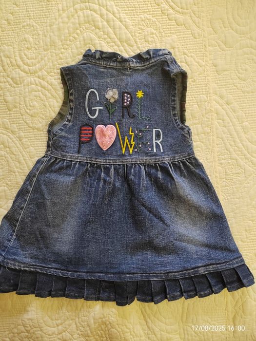 Джинсовый сарафан на девочку 2-3 года