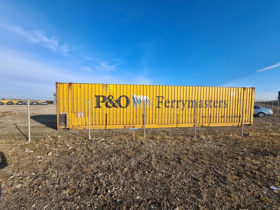 Container maritim 45 HC , 13.7m  cu podea de lemn