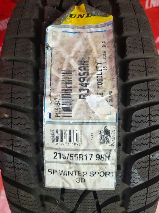 1 Anvelopa de IARNA - 215/55/17 - DUNLOP - NOUA - DOT 2018 !