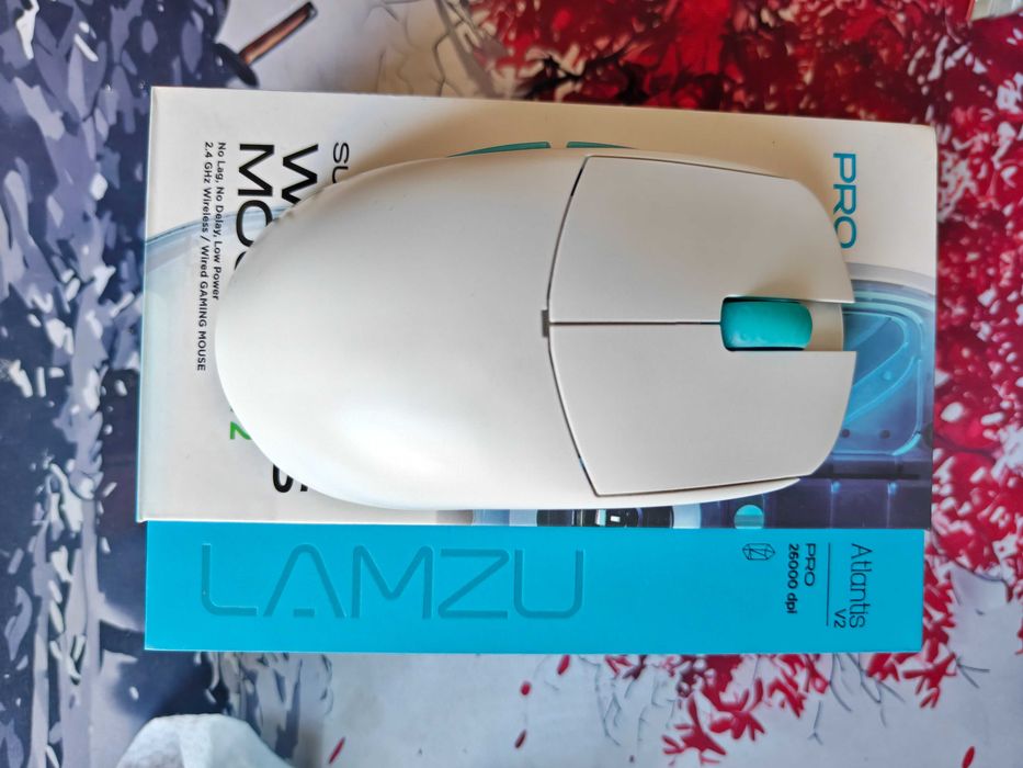 Мышь LAMZU Atlantis OG V2 PRO белый
