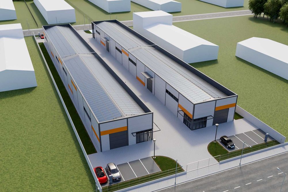 Proiect logistic modern – 4 hale industriale de vânzare