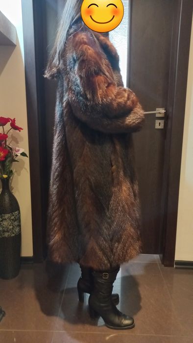 Палто естествен косъм норка