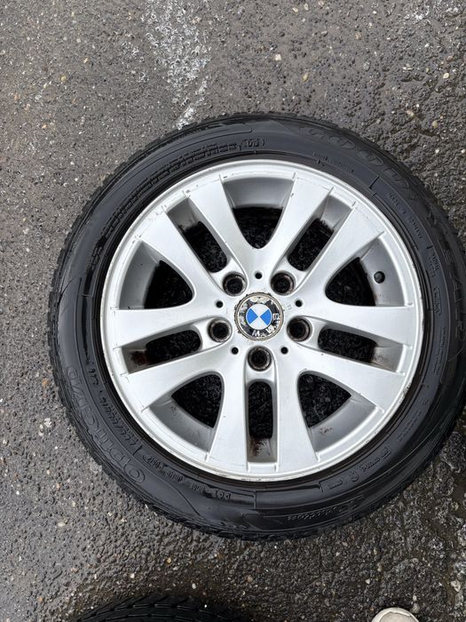 Set 4 jante aluminiu Bmw r16 cu anvelope de iarna