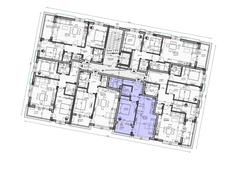 Продава се Двустаен апартамент в Велико Търново, Зона Б - 71 кв.м за 1127 €/кв.м - Снимка #2