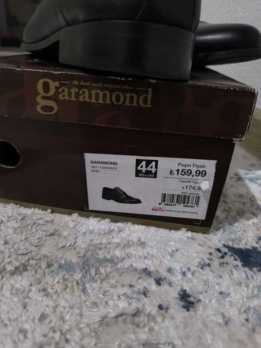 туфли мужские Garamond  черные