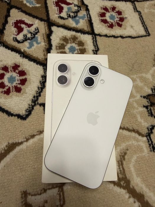 Айфон 16 өзі белый
