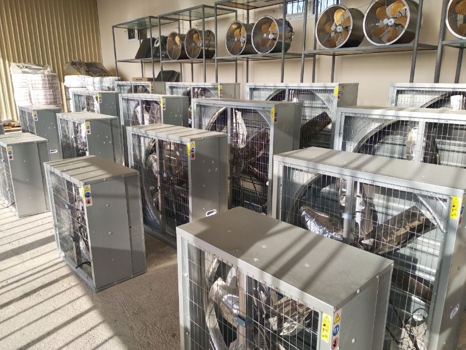 Вытяжные вентиляторы для птицефабрик и теплиц