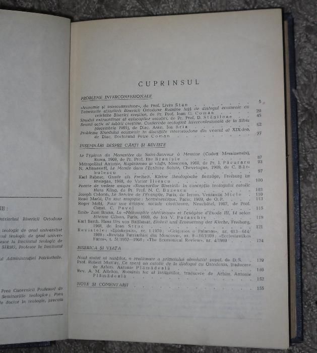 ortodoxia revista patriarhiei romane nr1 1970